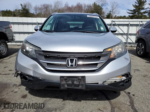 2013 Honda CR-V EX-L with VIN 2HKRM4H78DH656301, listed as a Copart auction lot 49005145 with 180,287 mi miles and Salvage Title. Bid and sale history available at DreamBid. Image 5.
