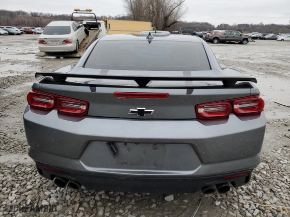 2020 Chevrolet Camaro 1SS with VIN 1G1FE1R76L0122411, listed as a Copart auction lot 47126585 with 77,924 mi miles and Salvage Title. Bid and sale history available at carsss.com. Image 6.