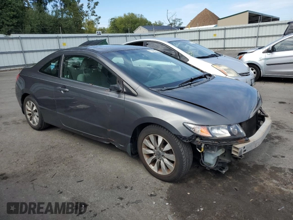 2010 Honda Civic Cpe EX with VIN 2HGFG1B84AH530971, listed as a Copart auction lot 72455394 with 122,357 mi miles and Salvage Title. Bid and sale history available at carsss.com. Image 4.