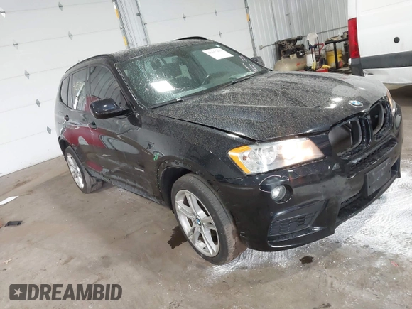 2014 BMW X3 xDrive28i z VIN 5UXWX9C55E0D32378, wystawiony jako IAAI lot #41657411 z przebiegiem 133 156 mil mil oraz . Historia ofert i sprzedaży dostępna na DreamBid. Obrazek 1.