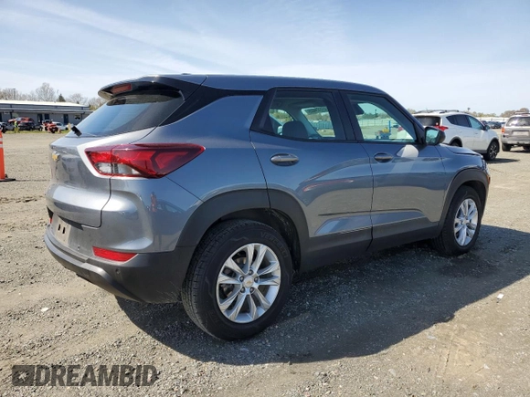 2022 Chevrolet TrailBlazer LS with VIN KL79MMS27NB088975, listed as a Copart auction lot 49669405 with 64,950 mi miles and Salvage Title. Bid and sale history available at carsss.com. Image 3.
