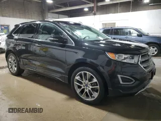 2015 Ford Edge Titanium with VIN 2FMTK4K85FBB92262, listed as a Copart auction lot 46539905 with 110,973 mi miles and Salvage Title. Bid and sale history available at carsss.com. Image 4.