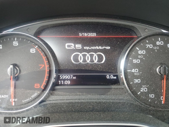 2019 Audi Q5 Premium z VIN WA1ANAFY0K2117278, wystawiony jako Copart lot #52866875 z przebiegiem 59 907 mil mil oraz Szkoda całkowita • Salvage title. Historia ofert i sprzedaży dostępna na DreamBid. Obrazek 9.