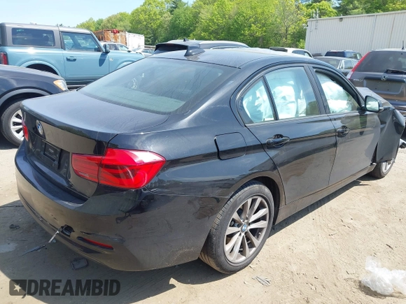 2018 BMW 3 Series 320i xDrive with VIN WBA8A3C5XJA505576, listed as a IAAI auction lot 42248730 with Not provided miles and . Bid and sale history available at DreamBid. Image 4.