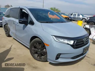 2023 Honda Odyssey Sport z VIN 5FNRL6H72PB031975, wystawiony jako IAAI lot #42047457 z przebiegiem 34 886 mil mil oraz . Historia ofert i sprzedaży dostępna na DreamBid. Obrazek 1.