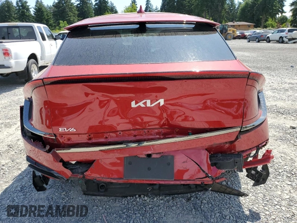 2023 Kia EV6 GT-Line z VIN KNDC4DLC9P5114218, wystawiony jako Copart lot #60671785 z przebiegiem 15 297 mil mil oraz Szkoda całkowita • Salvage title. Historia ofert i sprzedaży dostępna na DreamBid. Obrazek 6.