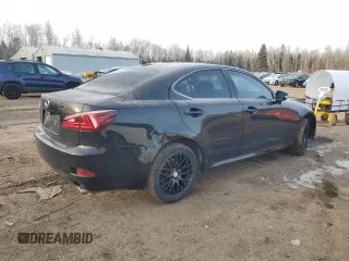 2011 Lexus IS 250 with VIN JTHCF5C22B5048223, listed as a Copart auction lot 48375665 with 195,307 mi miles and Clean Title. Bid and sale history available at carsss.com. Image 3.