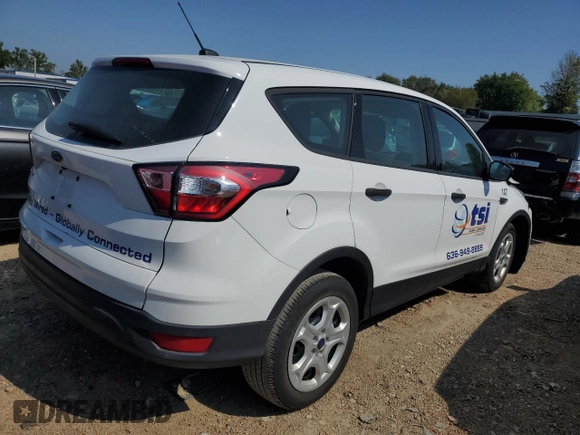 2018 Ford Escape S with VIN 1FMCU0F79JUC07742, listed as a Copart auction lot 67199553 with 102,494 mi miles and Salvage Title. Bid and sale history available at carsss.com. Image 3.