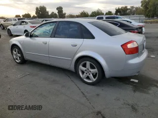 2005 Audi A4 1.8T with VIN WAUJC68EX5A065001, listed as a Copart auction lot 77533784 with 128,124 mi miles and Salvage Title. Bid and sale history available at carsss.com. Image 2.