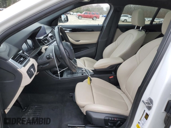 2023 BMW X2 sDrive28i with VIN WBXYH9C07P5V63719, listed as a Copart auction lot 87309194 with 43,124 mi miles and Salvage Title. Bid and sale history available at carsss.com. Image 7.