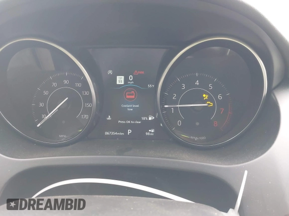 2019 Jaguar E-Pace S z VIN SADFJ2FX9K1Z43027, wystawiony jako IAAI lot #40888936 z przebiegiem 67 354 mil mil oraz . Historia ofert i sprzedaży dostępna na DreamBid. Obrazek 7.