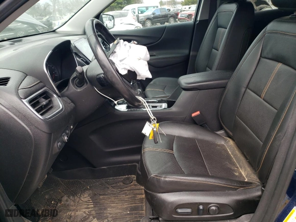 2022 Chevrolet Equinox Premier with VIN 3GNAXNEV6NS119874, listed as a Copart auction lot 50958585 with 19,696 mi miles and Salvage Title. Bid and sale history available at carsss.com. Image 7.