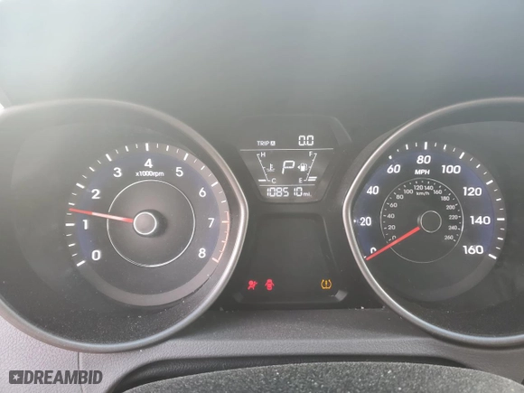 2015 Hyundai Elantra SE with VIN 5NPDH4AE1FH584271, listed as a Copart auction lot 53018845 with 108,510 mi miles and Clean Title. Bid and sale history available at carsss.com. Image 8.
