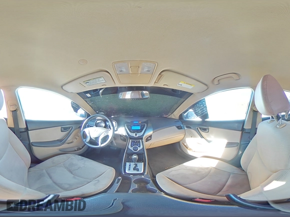 2012 Hyundai Elantra GLS z VIN KMHDH4AE6CU468500, wystawiony jako Copart lot #58522235 z przebiegiem 144 226 mil mil oraz Szkoda całkowita • Salvage title. Historia ofert i sprzedaży dostępna na DreamBid. Obrazek 14.