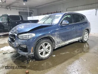 2020 BMW X3 xDrive30i with VIN 5UXTY5C05L9D22391, listed as a Copart auction lot 45843755 with Not Provided miles and Salvage Title. Bid and sale history available at DreamBid. Image 1.