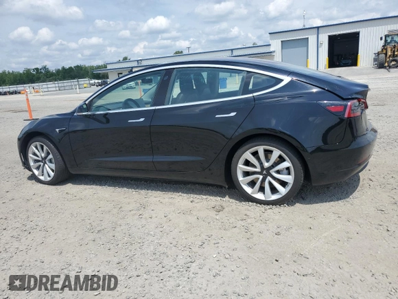 2018 Tesla Model 3 Long Range Battery with VIN 5YJ3E1EA3JF035530, listed as a Copart auction lot 53933835 with 53,697 mi miles and Salvage Title. Bid and sale history available at DreamBid. Image 2.