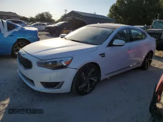 2016 Kia Cadenza Premium with VIN KNALN4D7XG5214453, listed as a Copart auction lot 76491514 with 156,231 mi miles and Clean Title. Bid and sale history available at carsss.com. Image 1.