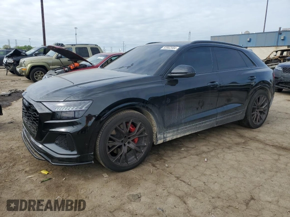 2023 Audi SQ8 Premium Plus z VIN WA1AWBF15PD043423, wystawiony jako Copart lot #53562584 z przebiegiem 17 521 mil mil oraz Czysty tytuł • Clean title. Historia ofert i sprzedaży dostępna na DreamBid. Obrazek 1.