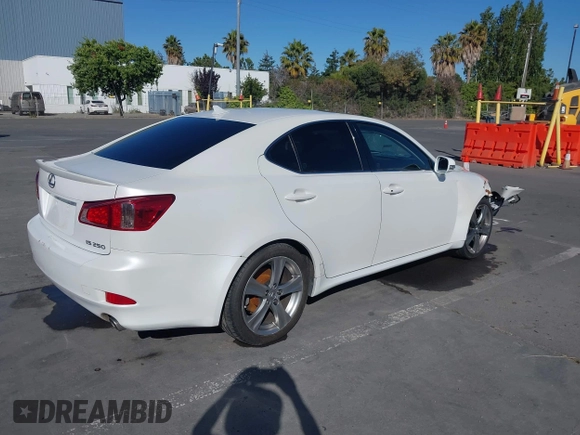 2012 Lexus IS 250 with VIN JTHBF5C23C5173325, listed as a IAAI auction lot 41612562 with Not provided miles and . Bid and sale history available at DreamBid. Image 4.