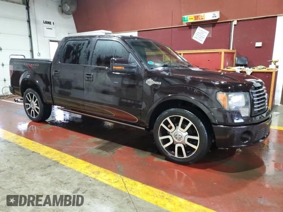 2010 Ford F-150 with VIN 1FTEW1CV3AFA48561, listed as a Copart auction lot 56859225 with 170,896 mi miles and Clean title. Bid and sale history available at DreamBid. Image 4.
