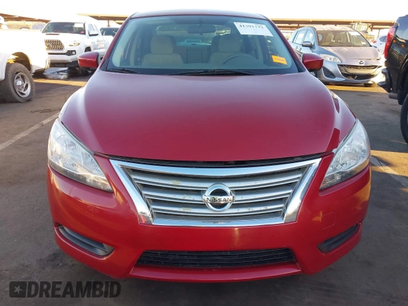 2014 Nissan Sentra S with VIN 3N1AB7AP6EY332589, listed as a IAAI auction lot 41391192 with 85,920 mi miles and . Bid and sale history available at DreamBid. Image 13.
