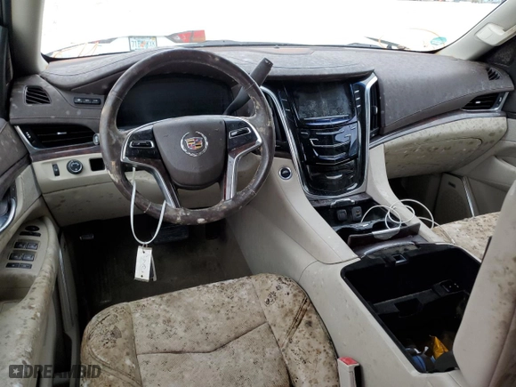 2015 Cadillac Escalade Luxury with VIN 1GYS3BKJ6FR170654, listed as a Copart auction lot 68176712 with 0 mi miles. Bid and sale history available at carsss.com. Image 8.