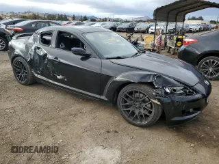 2007 Mazda RX-8 Touring with VIN JM1FE173370210734, listed as a Copart auction lot 80780804 with 89,020 mi miles and Salvage Title. Bid and sale history available at carsss.com. Image 4.