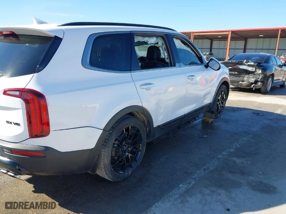 2021 Kia Telluride SX with VIN 5XYP5DHC4MG163336, listed as a IAAI auction lot 41613312 with 88,311 mi miles. Bid and sale history available at carsss.com. Image 6.