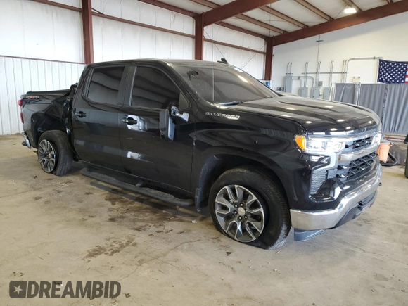 2023 Chevrolet Silverado 1500 LT with VIN 3GCPDKEK3PG285324, listed as a Copart auction lot 69084184 with 12,585 mi miles and Salvage Title. Bid and sale history available at carsss.com. Image 4.