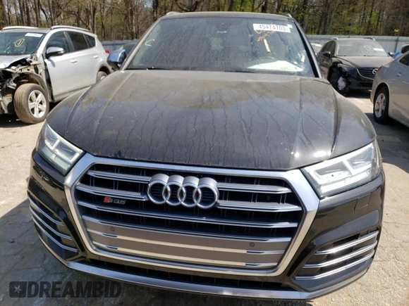 2020 Audi SQ5 Premium Plus with VIN WA1B4AFYXL2037124, listed as a Copart auction lot 45474703 with 17,609 mi miles. Bid and sale history available at carsss.com. Image 5.