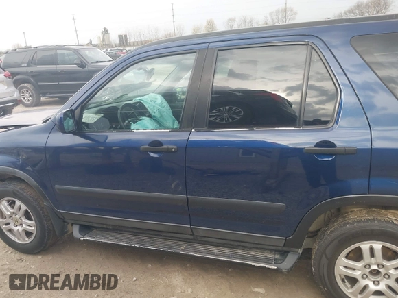 2002 Honda CR-V EX with VIN SHSRD78862U000791, listed as a IAAI auction lot 41944487 with 279,563 mi miles. Bid and sale history available at carsss.com. Image 15.