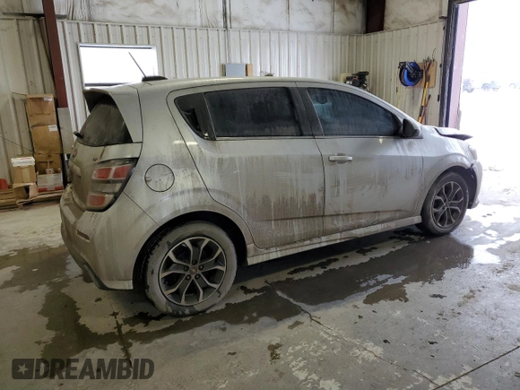 2017 Chevrolet Sonic LT with VIN 1G1JD6SB3H4117336, listed as a Copart auction lot 86800864 with 43,508 mi miles and Salvage Title. Bid and sale history available at carsss.com. Image 3.