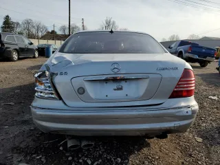 2003 Mercedes-Benz S 55 AMG with VIN WDBNG74J33A379554, listed as a Copart auction lot 51157965 with Not Provided miles and Salvage Title. Bid and sale history available at DreamBid. Image 6.