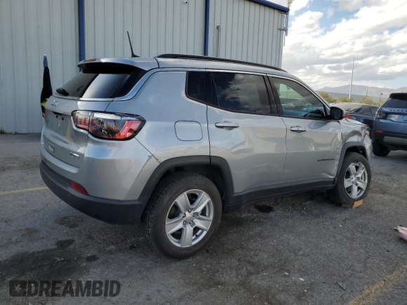 2022 Jeep Compass Latitude с VIN 3C4NJDBB2NT181394, выставлен на аукционе Copart как лот 49676885 с пробегом 50 144 миль миль и Списание • Salvage title. История ставок и продаж доступна на DreamBid. Изображение 3.