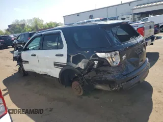 2018 Ford Police Interceptor Utility z VIN 1FM5K8AR6JGC76831, wystawiony jako Copart lot #55299875 z przebiegiem 83 571 mil mil oraz Szkoda całkowita • Salvage title. Historia ofert i sprzedaży dostępna na DreamBid. Obrazek 2.