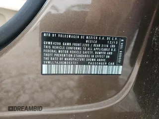 2014 Volkswagen Jetta TDI w/Premium/Nav с VIN 3VWLL7AJ8EM253721, выставлен на аукционе Copart как лот 61551515 с пробегом 155 745 миль миль и Чистый • Clean title. История ставок и продаж доступна на DreamBid. Изображение 12.