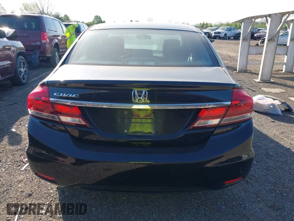 2014 Honda Civic Sedan LX with VIN 2HGFB2F55EH532657, listed as a IAAI auction lot 42098893 with 156,535 mi miles. Bid and sale history available at carsss.com. Image 16.