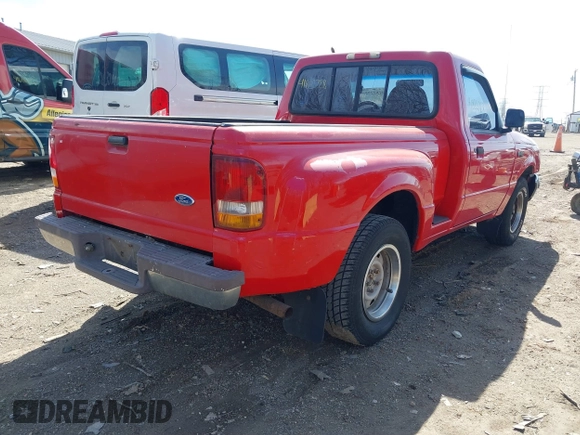 1997 Ford Ranger XLT with VIN 1FTCR10A4VPB39564, listed as a IAAI auction lot 41822728 with 138,568 mi miles. Bid and sale history available at carsss.com. Image 4.