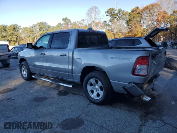 2021 Ram 1500 Lone Star с VIN 1C6RREFT8MN608991, выставлен на аукционе Copart как лот 82835944 с пробегом 36 065 миль миль и Списание • Salvage title. История ставок и продаж доступна на DreamBid. Изображение 2.