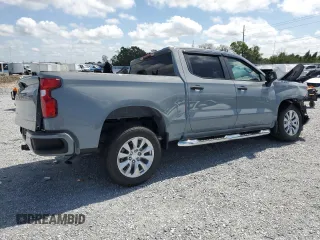 2024 Chevrolet Silverado 1500 Custom with VIN 3GCPABEK9RG126822, listed as a Copart auction lot 51183435 with Not Provided miles and Non Repairable. Bid and sale history available at DreamBid. Image 3.
