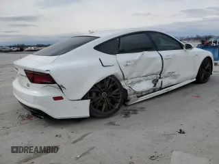 2018 Audi A7 Premium Plus with VIN WAUW3AFC9JN075029, listed as a Copart auction lot 48220215 with 118,740 mi miles and Salvage Title. Bid and sale history available at carsss.com. Image 3.