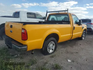 2009 Ford F-250 XL with VIN 1FTNF20589EB05848, listed as a Copart auction lot 80844054 with 120,535 mi miles and Salvage title. Bid and sale history available at DreamBid. Image 3.