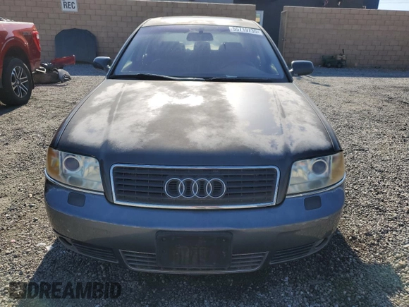 2004 Audi A6 z VIN WAUJT64B44N041912, wystawiony jako Copart lot #55719735 z przebiegiem 130 266 mil mil oraz Czysty tytuł • Clean title. Historia ofert i sprzedaży dostępna na DreamBid. Obrazek 5.