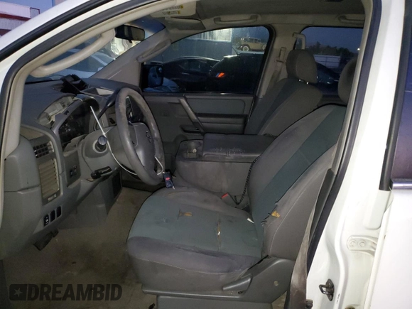 2005 Nissan Titan SE with VIN 1N6AA07A75N567801, listed as a Copart auction lot 86860634 with 231,664 mi miles and Salvage Title. Bid and sale history available at DreamBid. Image 7.