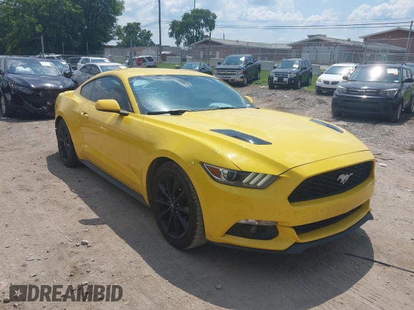 2015 Ford Mustang EcoBoost z VIN 1FA6P8TH1F5431521, wystawiony jako IAAI lot #42799574 z przebiegiem 147 337 mil mil oraz . Historia ofert i sprzedaży dostępna na DreamBid. Obrazek 13.