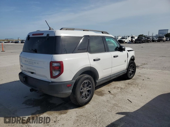 2023 Ford Bronco Sport Big Bend with VIN 3FMCR9B63PRD51886, listed as a Copart auction lot 56848535 with 35,896 mi miles and Salvage title. Bid and sale history available at DreamBid. Image 3.