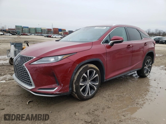 2022 Lexus RX with VIN 2T2HZMDA8NC315799, listed as a Copart auction lot 41355993 with 29,886 mi miles. Bid and sale history available at carsss.com. Image 1.