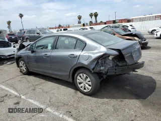 2012 Honda Civic LX z VIN 19XFB2F56CE390987, wystawiony jako Copart lot #56753635 z przebiegiem 81 832 mil mil oraz Szkoda całkowita • Salvage title. Historia ofert i sprzedaży dostępna na DreamBid. Obrazek 2.