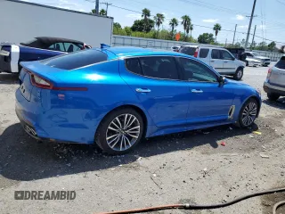 2019 Kia Stinger with VIN KNAE15LA9K6067794, listed as a Copart auction lot 53731455 with 37,817 mi miles and Non Repairable. Bid and sale history available at DreamBid. Image 3.