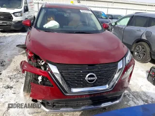 2022 Nissan Rogue Platinum with VIN JN8BT3DD0NW273981, listed as a Copart auction lot 88629405 with 28,133 mi miles and Salvage Title. Bid and sale history available at DreamBid. Image 5.